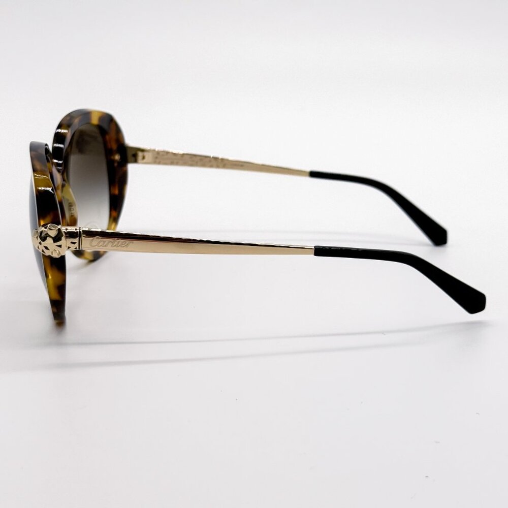 NEW CARTIER CT0064S 002 WOMEN HAVANA SUNGLASSES CT0064S 002 - Picture 8 of 12